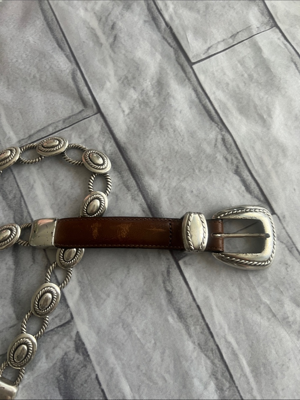 VINTAGE 90’s BRIGHTON DANTY BELT SIZE LARGE VINTAGE SIZE - Picture 5 of 5